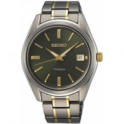 Reloj SUR377P1 Seiko Classic Quartz Green Dial Men's Watch SUR377