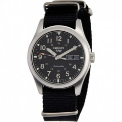 Reloj SRPG37K1 Seiko 5 Sports Automatic Black Nylon Mens Watch