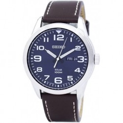 Reloj 8431242939995 Seiko Solar Mens Analog Japanese Automatic Watch Leather Bracelet SNE475P1