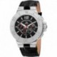 Reloj JS96 Joshua & Sons Men's Multifunction Dual Time Zone Watch 3 Subdials, Two Date Complication on Embossed Alligator Pat