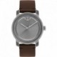 Reloj 3600916 Movado Bold Access Men's Stainless Steel Swiss Quartz Watch Leather Strap, Brown, 21 Model