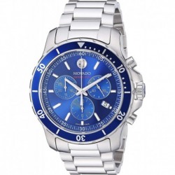 Reloj 2600141 Movado Men's Series 800 Sport Chronograph Watch Printed Index Dial, Blue Silver Grey