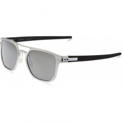 Gafas Oakley Men's Oo4128 Latch Alpha Round Sunglasses