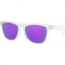 Gafas Oakley Frogskins Sunglasses Polished Clear Prizm Violet Lens Sticker