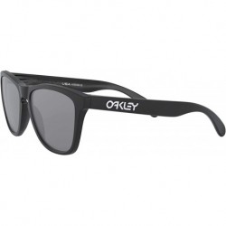 Gafas Oakley Frogskins Sunglasses Men's Polarized Lifestyle Authentic Eyewear Matte Black Iridium One Size Fits All