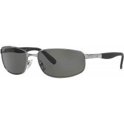 Gafas Ray Ban Man Sunglasses Gunmetal Frame, Crystal Green Lenses, 61MM