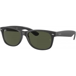 Gafas Ray Ban RB2132 NEW WAYFARER Sunglasses For Men Women BUNDLE Complimentary Eyewear Kit Black, 55