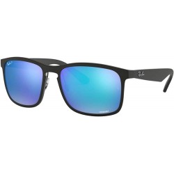 Gafas Ray Ban RB4264 601SA1 58M Matte Black Blue Flash Polarized Sunglasses for Men Women