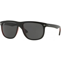 Gafas Ray Ban RB4147 617187 60M Top Matte Black On Red Transparent Dark Grey Sunglasses For Men Women