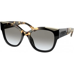 Gafas Prada PR 02WS Black Blonde Havana Grey Shaded 54 19 140 women Sunglasses