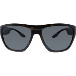 Gafas Prada Linea Rossa PS 08VS 56406F Havana Plastic Rectangle Sunglasses Grey Lens