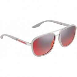 Gafas Sunglasses Prada Linea Rossa PS 50 XS 04P08F Matte Silver Ice Rubber