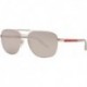 Gafas Prada Linea Rossa PS 53XS Men's Sunglasses Matte Silver Light Grey Mirror 60