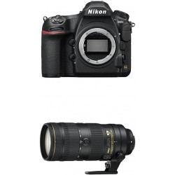 Cámara Nikon D850 FX format Digital SLR Camera Body w AF S NIKKOR 70 200mm f 2.8E Lens