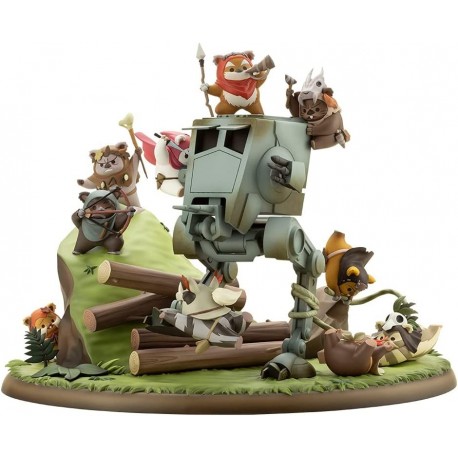 Figura Kotobukiya Star Wars Return The Jedi ARTFX Artist Series Battle Endor Little Rebels Statue, Multicolor SW181