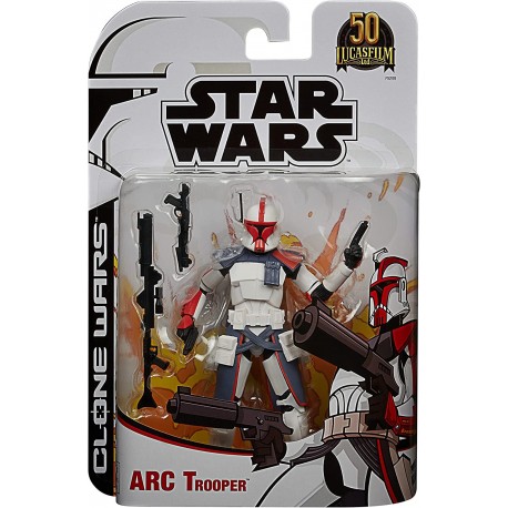 Figura Star Wars The Clone 6 Inch Action Figure Exclusive Arc Trooper Red