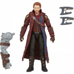 Figura Marvel Legends Series Thor Love Thunder Star Lord Action Figure 6 inch Collectible Toy, 2 Accessories, 1 Build A Part