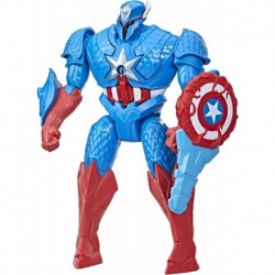 Figura Marvel Avengers Mech Strike Monster Hunters Hunter Suit Captain America Toy, 8 Inch Scale Deluxe Action Figure, Toys f