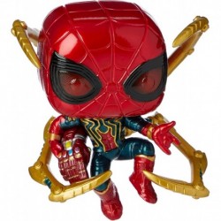 Figura Funko Pop! Marvel Avengers Endgame Iron Spider Nano Gauntlet, Multicolor 45138 ,3.75 inches