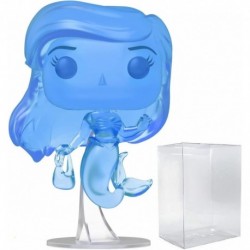 Figura Disney The Little Mermaid Ariel Blue Translucent Entertainment Earth Exclusive Funko Pop! Vinyl Figure Bundled Compati