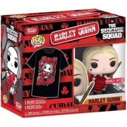 Figura Funko POP! Collector's Box DC The Suicide Squad Harley Quinn Diamond Exclusive Pop & Tee M