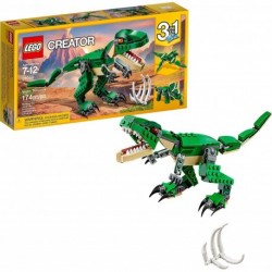 LEGO Creator Mighty Dinosaurs 31058 Build It Yourself Dinosaur Set, Create a Pterodactyl, Triceratops T Rex Toy 174 Pieces