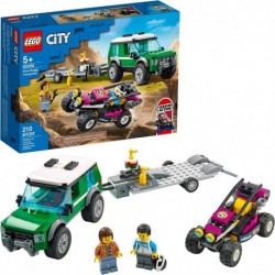 LEGO City Race Buggy Transporter 60288 Building Kit Fun Toy for Kids, New 2021 210 Pieces