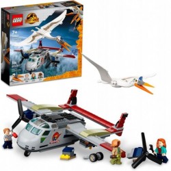LEGO Jurassic Dominion World Quetzalcoatlus Plane Ambush 76947 Dinosaur Building Toy Set for Kids Aged 7 up 293 Pieces