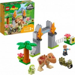 LEGO DUPLO Jurassic World T. rex Triceratops Dinosaur Breakout 10939 Building Toy Gift for Young Fans New 2021 36 Pieces