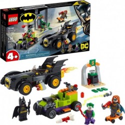 LEGO DC Batman vs. The Joker Batmobile Chase Building Toy Includes Batman, Batgirl Minifigures Plus Buildable Hot Rod, New 20