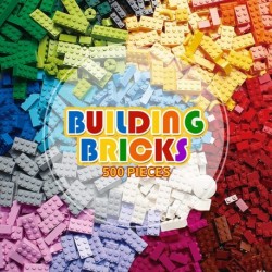 LEGO PANLOS 500 Pieces Building Bricks Set, Classic Blocks STEM Creative Toys, Compatible All Major Brands, Ideal Educational
