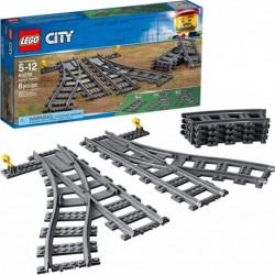 LEGO City Switch Tracks 60238 Building Kit 8 Pieces
