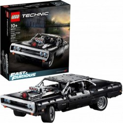 LEGO Technic Fast & Furious Dom's Dodge Charger 42111 Race Car Building Set 1,077 Pieces