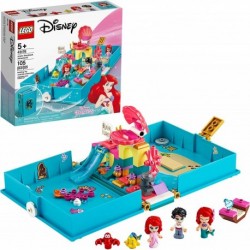 LEGO Disney Ariel's Storybook Adventures 43176 Creative Little Mermaid Building Kit 105 Pieces