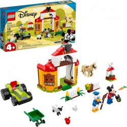 LEGO Disney Mickey Friends Mouse & Donald Duck's Farm 10775 Building Kit A Creative Play Set for Kids New 2021 118 Pieces