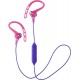 Audífonos JVC Wireless Sports Ear Clip Headphones, Bluetooth Connectivity, Sweat Proof IPX2, Pivot Motion Fit HAEC20BTP Pink