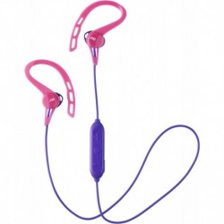 Audífonos JVC Wireless Sports Ear Clip Headphones, Bluetooth Connectivity, Sweat Proof IPX2, Pivot Motion Fit HAEC20BTP Pink