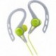 Audífonos JVC HAECX20G Sports Clip Inner Ear Headphones, Green