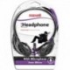 Audífonos Maxell HP 100 On Ear Headphones Microphone, Black