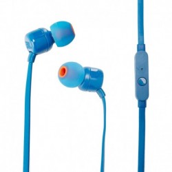 Audífonos JBL T110 Pure Bass Ear Headphones Blue