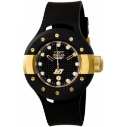 Reloj 1943 Invicta Men's S1 Black Carbon Fiber Dial Polyurethane Watch