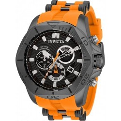 Reloj Speedway Invicta Men's 32256 Orange,Gunmetal Tone 50MM Case Chronograph Watch