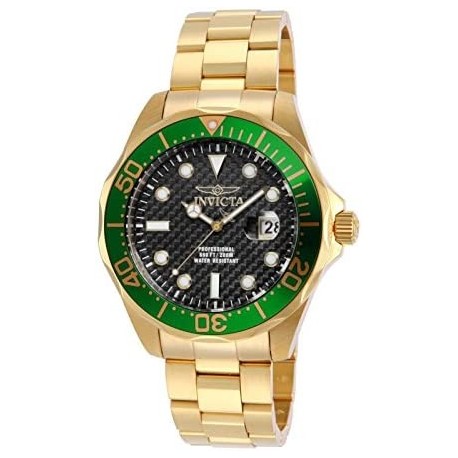 Reloj 14358 Invicta Men's Pro Diver Analog Display Swiss Quartz Gold Watch
