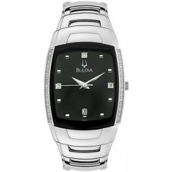 Reloj 09600 Bulova Men's 96E02 Diamond Watch
