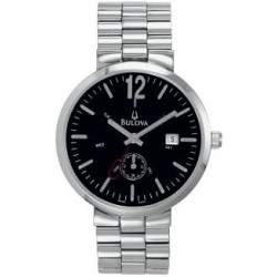 Reloj 63C01 Bulova Men's International Silver Tone Watch