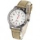 Reloj T2N898 Timex Men's Weekender Sport Leather Strap Cream Dial Indiglo Watch