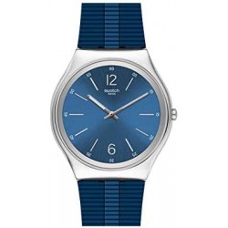 Reloj SS07S111 Swatch Bienne Day Quartz Blue Dial Men's Watch