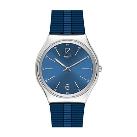 Reloj SS07S111 Swatch Bienne Day Quartz Blue Dial Men's Watch