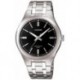 Reloj MTP 1310D 1AVDF Casio Men's MTP1310D 1AV Silver Stainless Steel Quartz Watch Black Dial