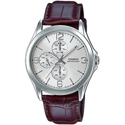 Reloj MTP V301L 7A Casio Men's Standard Leather B Multifunction Watch